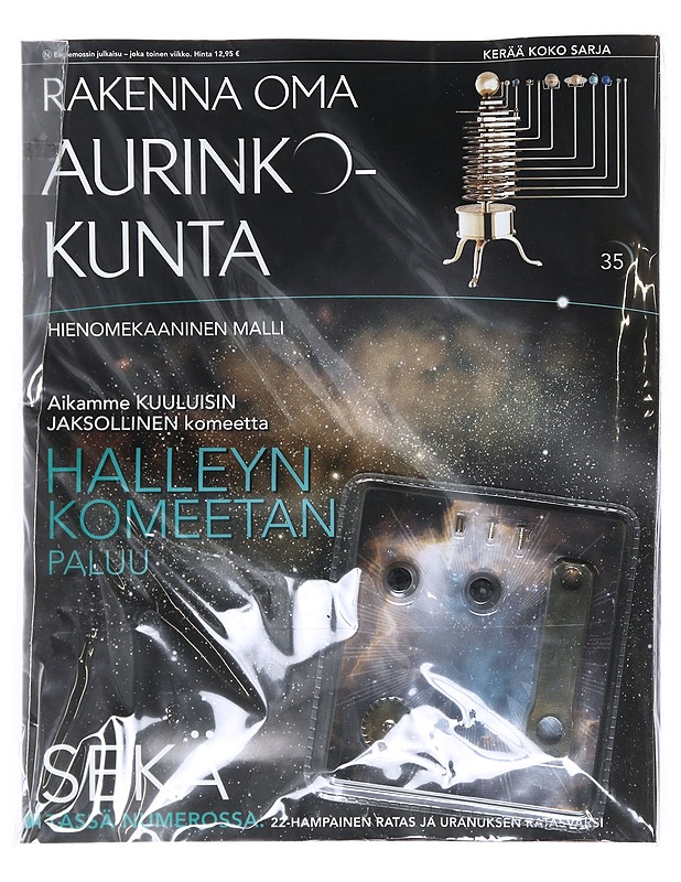 Rakenna oma aurinkokunta, lehti nro. 35, 22-hampainen ratas ja uranuksen ratasvarsi - Lehdet - 10105515674 - 0