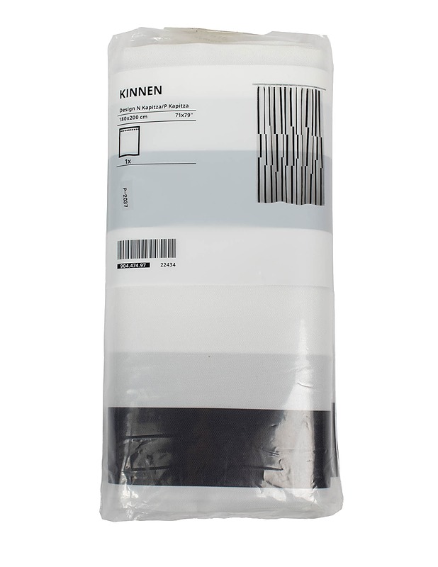 IKEA Kinnen suihkuverho, 180 x 200 cm - Muut kodintekstiilit - 10105515722 - 0