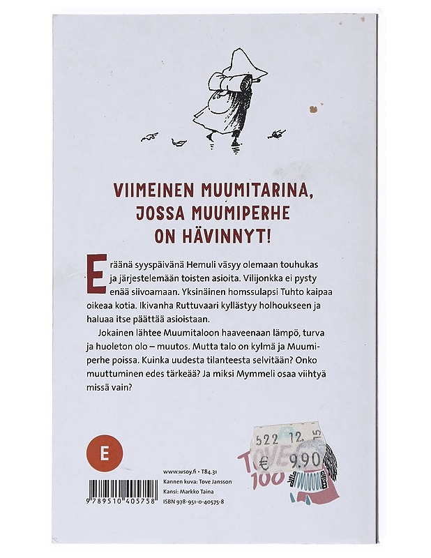 Muumilaakson marraskuu - Jansson, Tove - Lastenkirjat - 10105515742 - 1