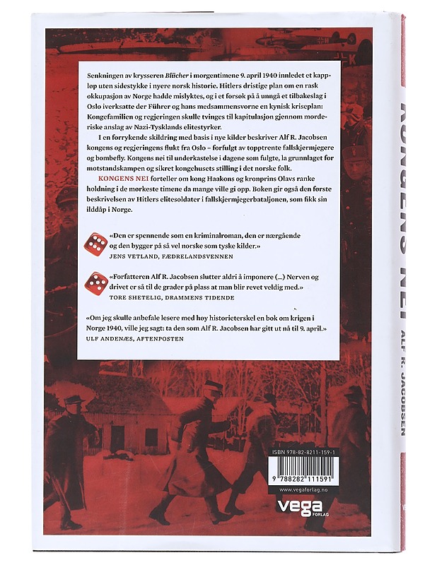 Kongens nei 10.april 1940 - Alf R. Jacobsen - Tietokirjat ja oppaat - 10105515805 - 1
