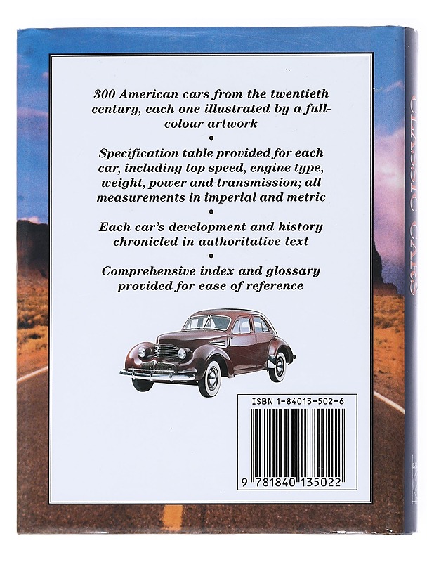 American classic cars : 300 classic marques from 1914-2000 - Richard Nicholls - Tietokirjat ja oppaat - 10105515800 - 1