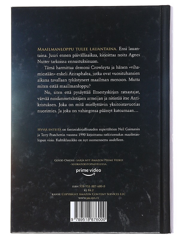 Hyviä enteitä : noita Agnes Nutterin tarkat ja huvittavat ennustukset - Pratchett, Terry - Fantasia- ja scifi - 10105515838 - 1