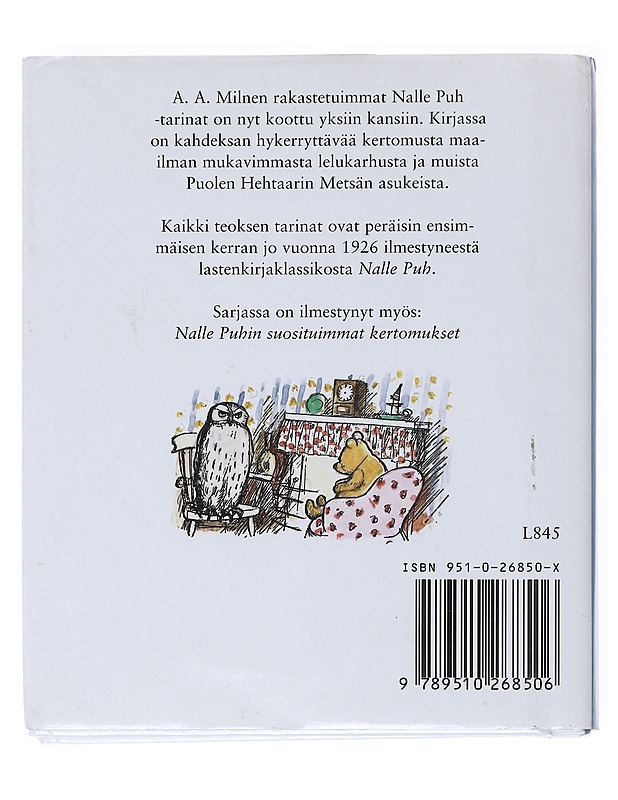 Nalle Puhin rakastetuimmat kertomukset - Milne, A. A. - Lastenkirjat - 10105515839 - 1