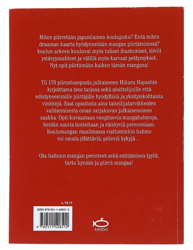 Piirrä mangaa : koululaiselämää - Hayashi, Hikaru - Sarjakuvat - 10105515850 - 1