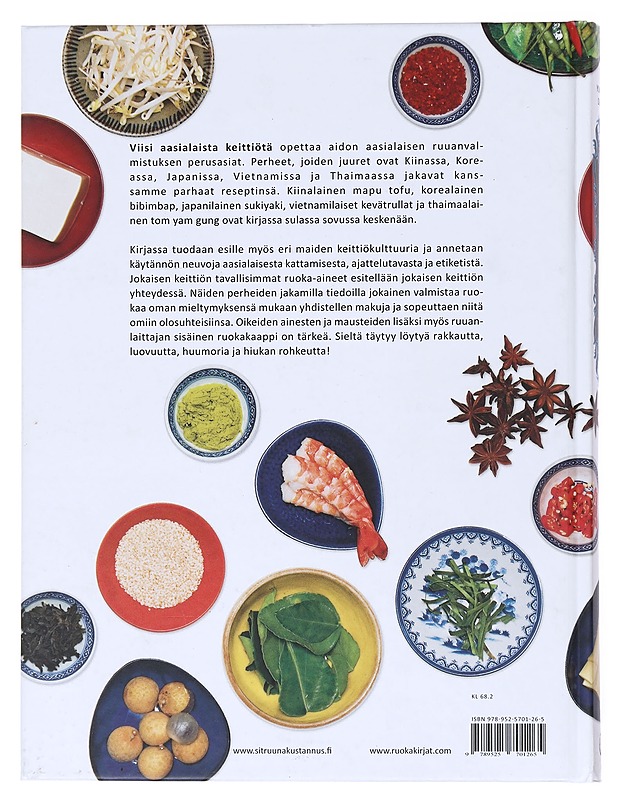 Viisi aasialaista keittiötä : arkiruokaa Kiinasta, Koreasta, Japanista, Vietnamista ja Thaimaasta - Duke, Yukiko - Tietokirjat ja oppaat - 10105515853 - 1