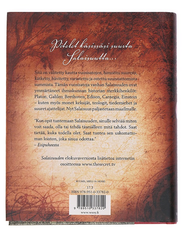 Salaisuus - Byrne, Rhonda - Tietokirjat ja oppaat - 10105515901 - 1