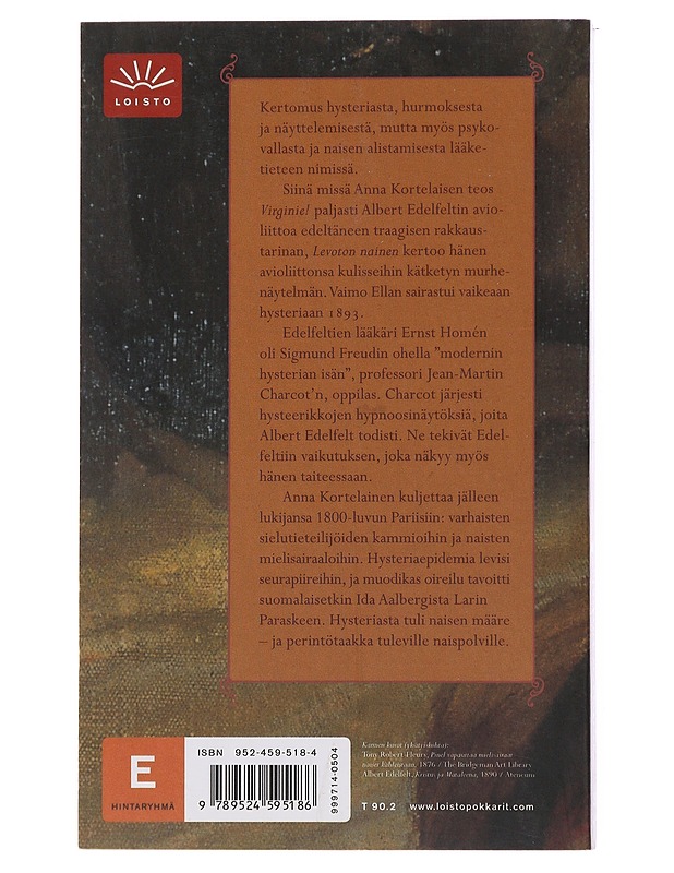 Levoton nainen : hysterian kulttuurihistoriaa - Anna Kortelainen - Jännitys ja dekkarit - 10105515908 - 1
