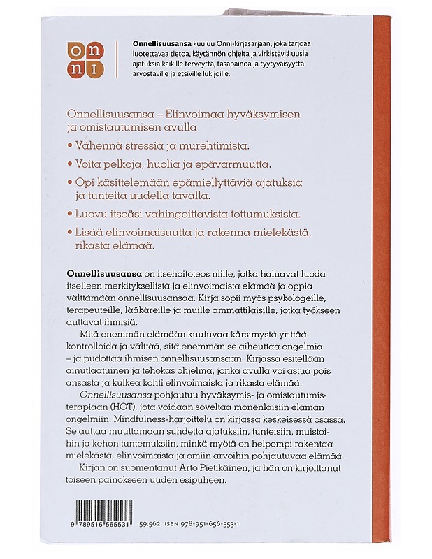 Onnellisuusansa : elinvoimaa hyväksymisen ja omistautumisen avulla - Harris, Russ - Kirja lahjaksi - 10105515921 - 1