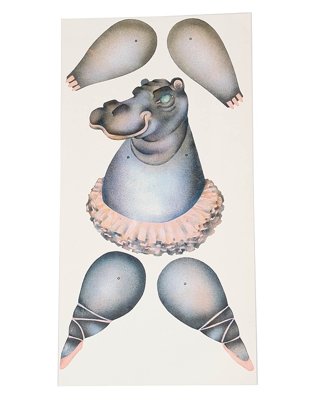 Vintage virtahepo paperinukke - Muut sisustustavarat - 10105515941 - 1