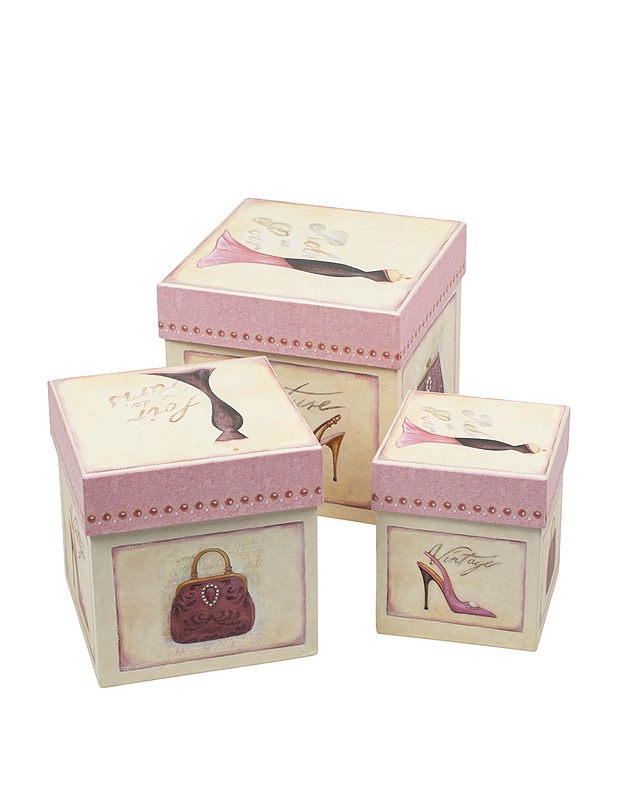 TRI-COASTAL DESIGN säilytyslaatikot, 3 kpl - Säilytystavarat - 10105515947 - 0