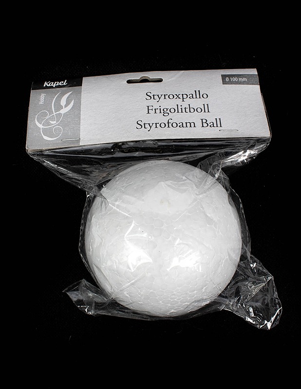 Styroxpallo, 10 cm - Askartelu - 10105515973 - 0