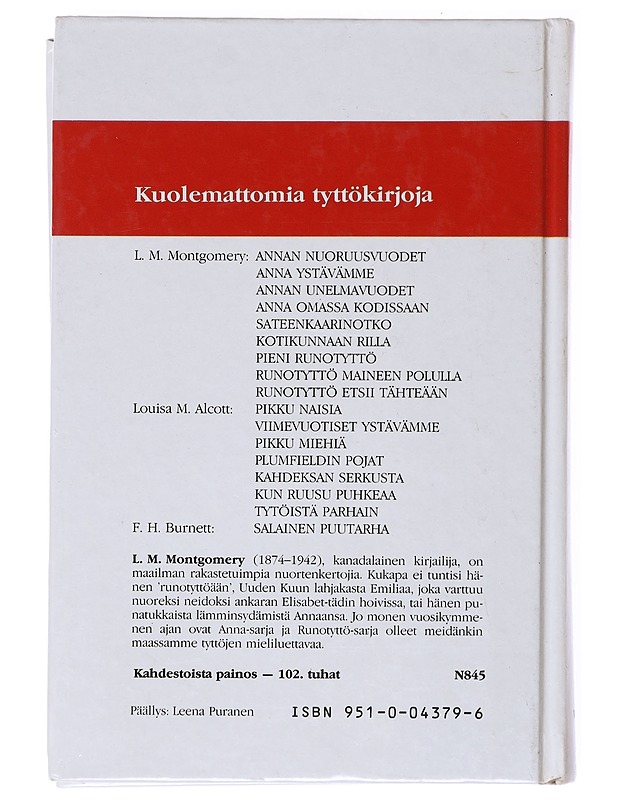 Annan unelmavuodet - Montgomery, L. M. - Nuorten kirjat - 10105515989 - 1