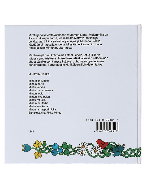 Mintun puutarha - Maikki Harjanne - Lastenkirjat - 10105516004 - 1