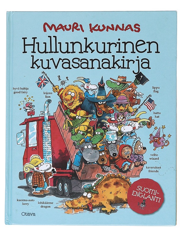 Hullunkurinen kuvasanakirja : suomi-englanti - Mauri Kunnas - Lastenkirjat - 10105516055 - 0