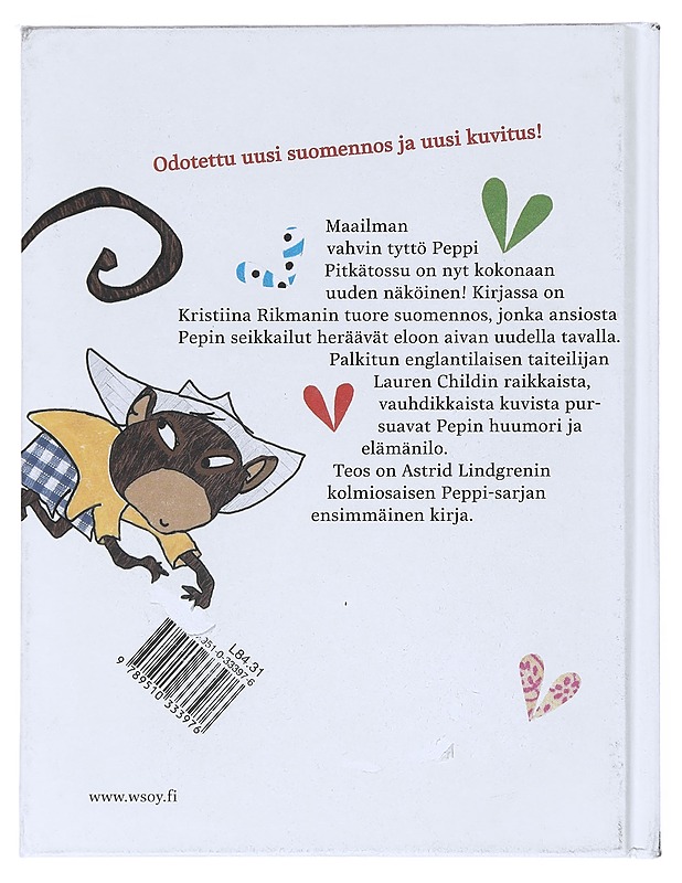 Peppi Pitkätossu - Lindgren, Astrid - Lastenkirjat - 10105516071 - 1