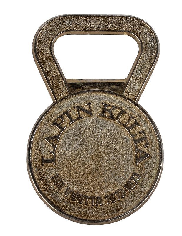 LAPIN KULTA 100 vuotta 1873-1973 pullonavaaja - Muut astiat - 10105516083 - 1