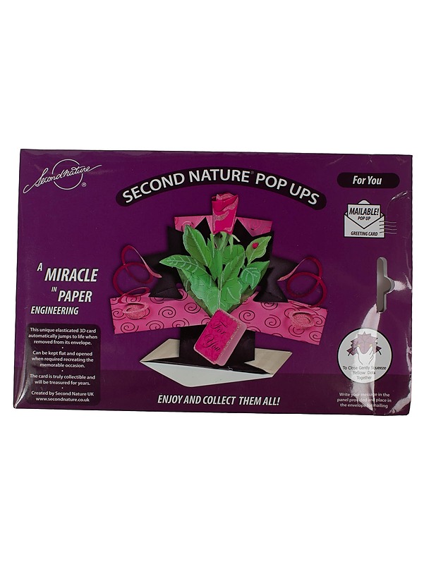 SECONDNATURE pop-up-onnittelukortti - Askartelu - 10105516113 - 1