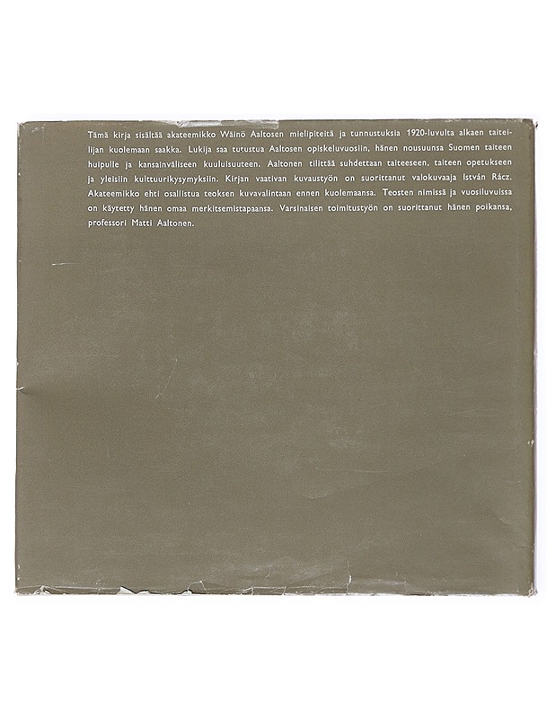Väinö Aaltonen 1894-2966 - Aaltonen , Matti ; Racz , Iztvan - Taide- ja kulttuurikirjat - 10105516133 - 1