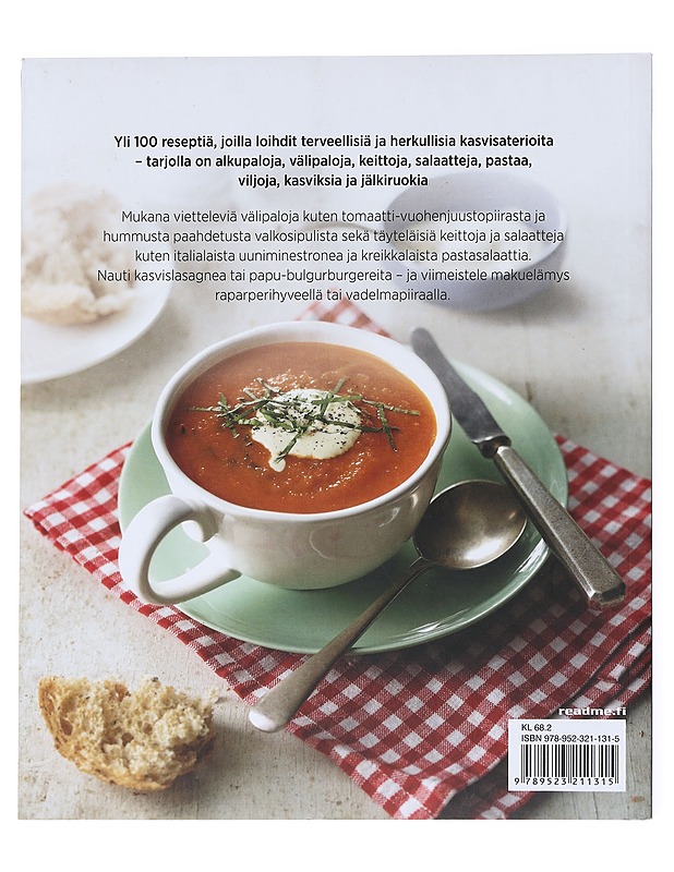 Vege : alku- & välipalat, keitot & salaatit, pasta & viljat, kasvikset & pavut, jälkiruoat - Bardi, Carla - Ruokakirjat - 10105516152 - 1