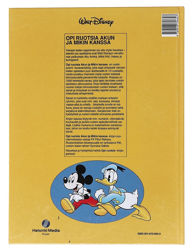 Opi ruotsia Akun ja Mikin kanssa - Disney, Walt - Tietokirjat ja oppaat - 10105516163 - 1