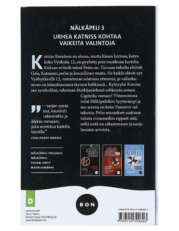 Matkijanärhi - Collins, Suzanne - Fantasia- ja scifi - 10105516179 - 1