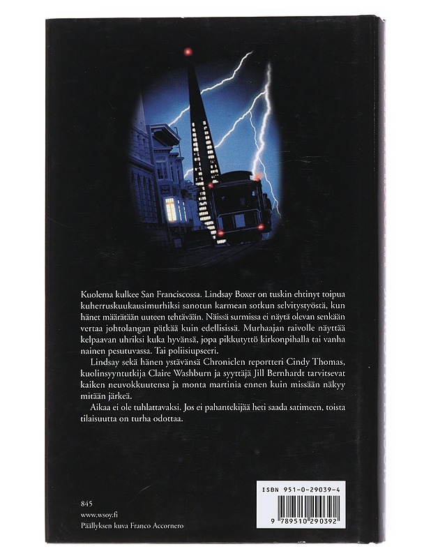 Ei toista tilaisuutta - Patterson, James - Jännitys ja dekkarit - 10105516191 - 1