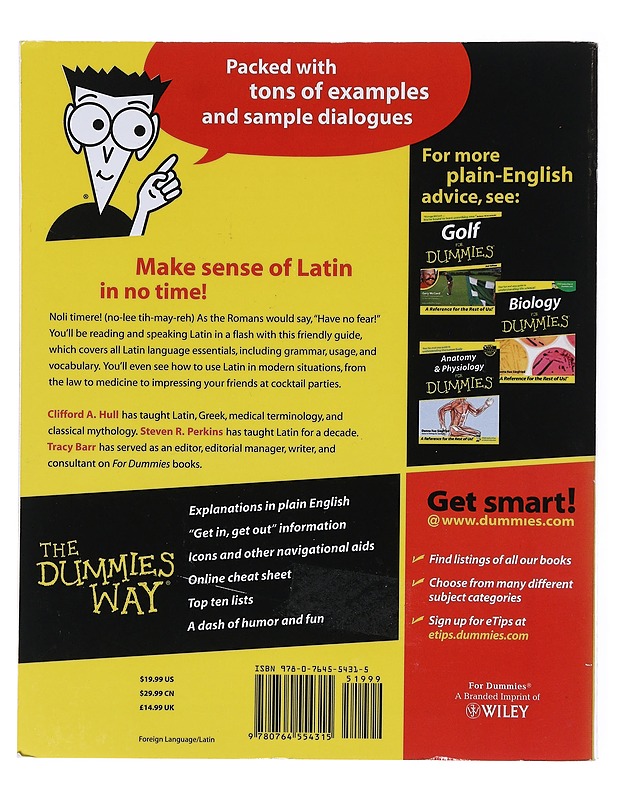 Latin for dummies - Hull, Clifford A. - Tietokirjat ja oppaat - 10105516201 - 1
