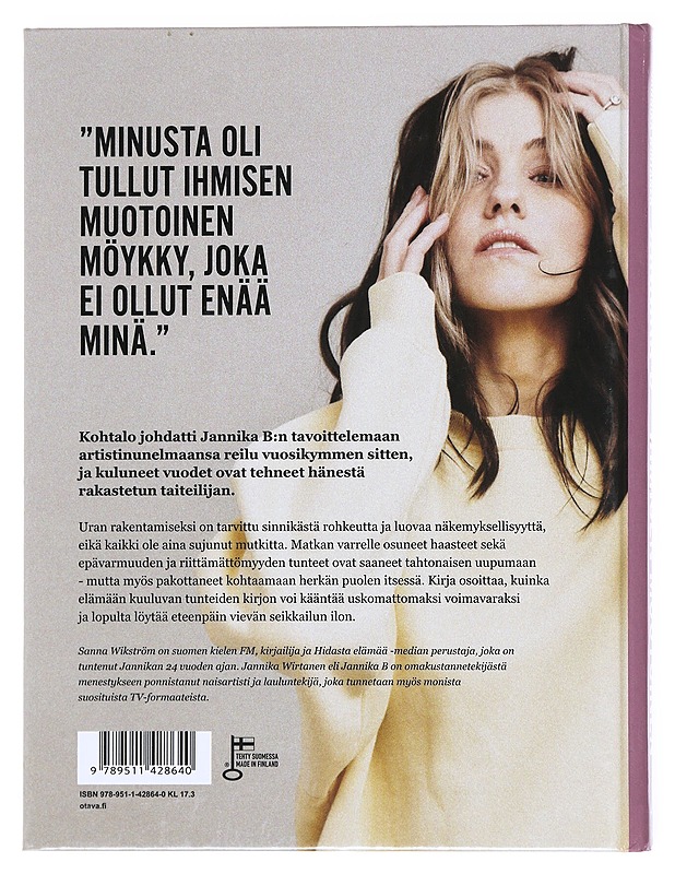 Jannika B : ihmisen muotoinen - Wikström, Sanna - Elämäkerrat ja muistelmat - 10105516207 - 1