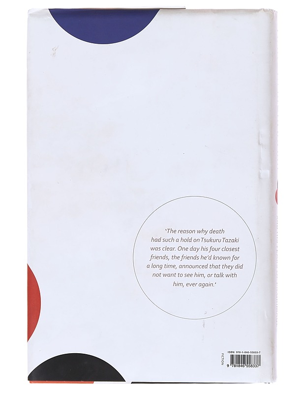 Colorless Tsukuru Tazaki and his years of pilgrimage - Murakami, Haruki - Romaanit ja novellit - 10105516230 - 1