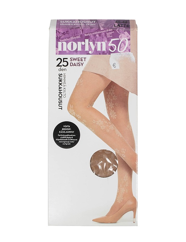 NORLYN Sweet Daisy sukkahousut, 40-44 - Asusteet - 10105516241 - 0