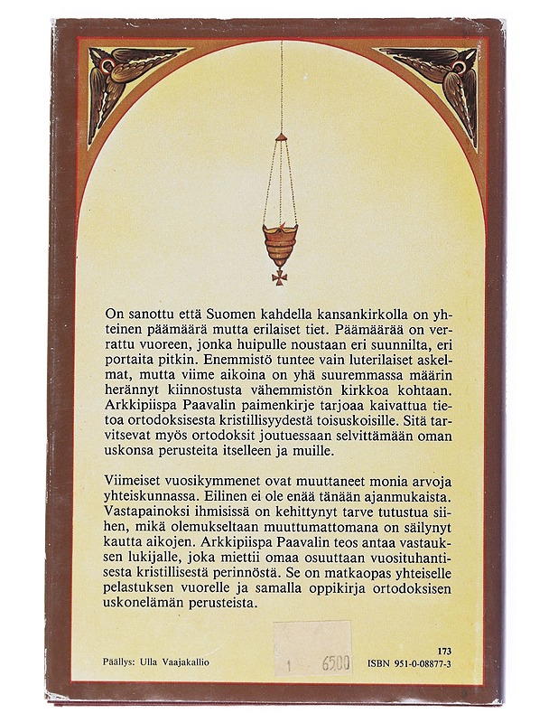 Miten uskomme : ortodoksinen paimenkirje - Arkkipiispa Paavali - Tietokirjat ja oppaat - 10105516253 - 1