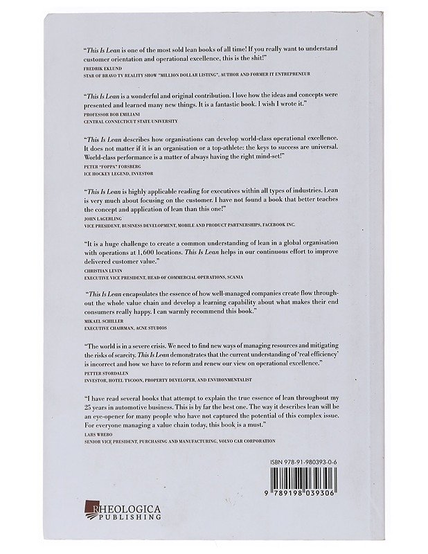 This is lean : resolving the efficiency paradox - Modig, Niklas - Tietokirjat ja oppaat - 10105516256 - 1