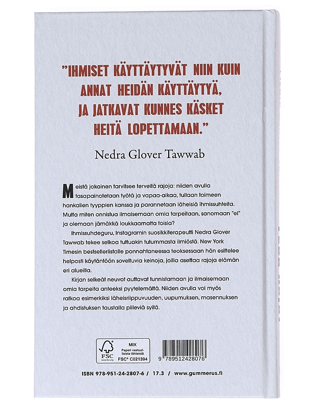 Vedä rajat ja ota oma elämä haltuusi - Tawwab, Nedra Glover - Tietokirjat ja oppaat - 10105516277 - 1