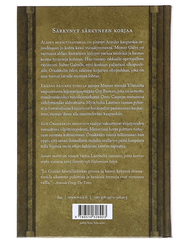 Sanan mahti - Le Guin, Ursula K. - Fantasia- ja scifi - 10105516278 - 1