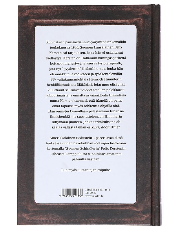 Paholaisen parantaja : Felix Kersten ja salainen suunnitelma Himmlerin kääntämiseksi Hitleriä vastaan - Waller, John H. - Elämäkerrat ja muistelmat - 10105516291 - 1