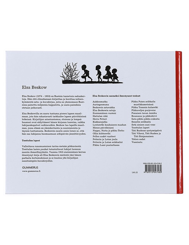 Tonttulan lapset - Beskow, Elsa - Kirja lahjaksi - 10105516294 - 1