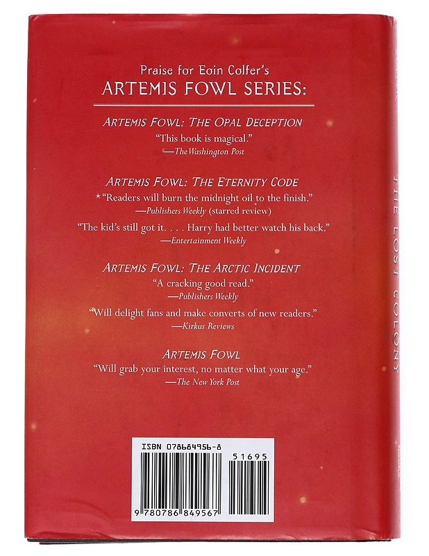 Artemis Foul The Lost Colony - Colfe, Eoin  - Fantasia- ja scifi - 10105516300 - 1