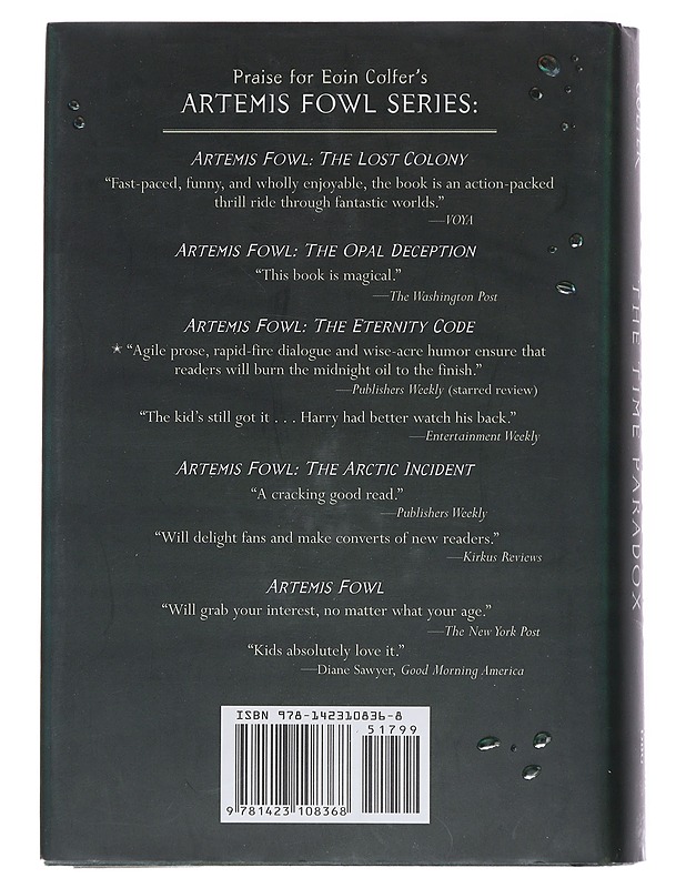The Artemis Fowl : Time Paradox - Eoin Colfer - Fantasia- ja scifi - 10105516305 - 1
