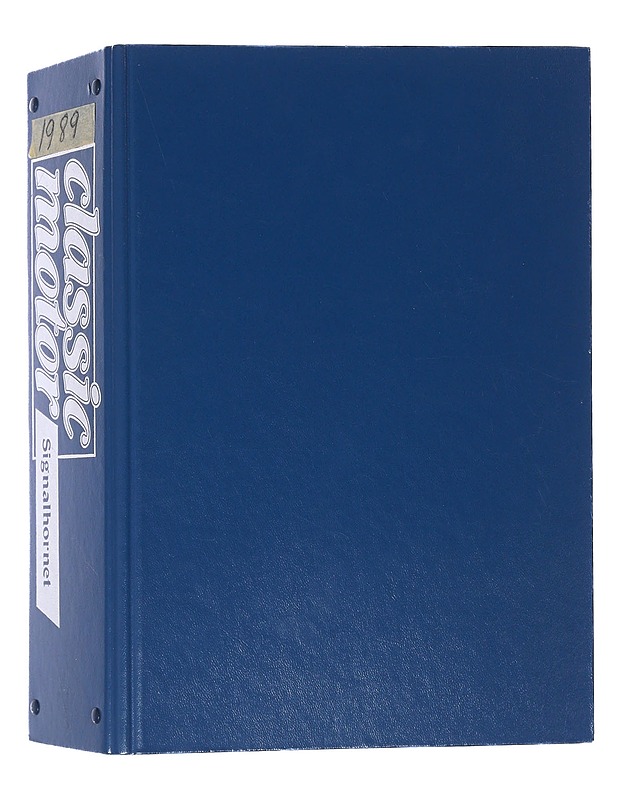 Classic Motor vuosikerta 1989 - Harrastekirjat - 10105516311 - 0