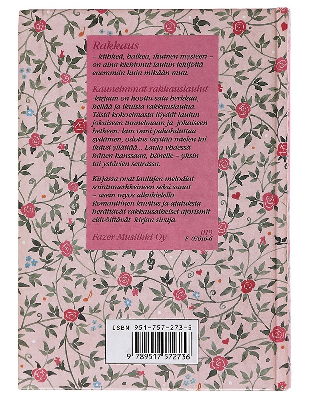 Kauneimmat rakkauslaulut : sata laulua rakkaudesta - Leskelä, Ari - Musiikki- ja elokuvakirjat - 10105516326 - 1