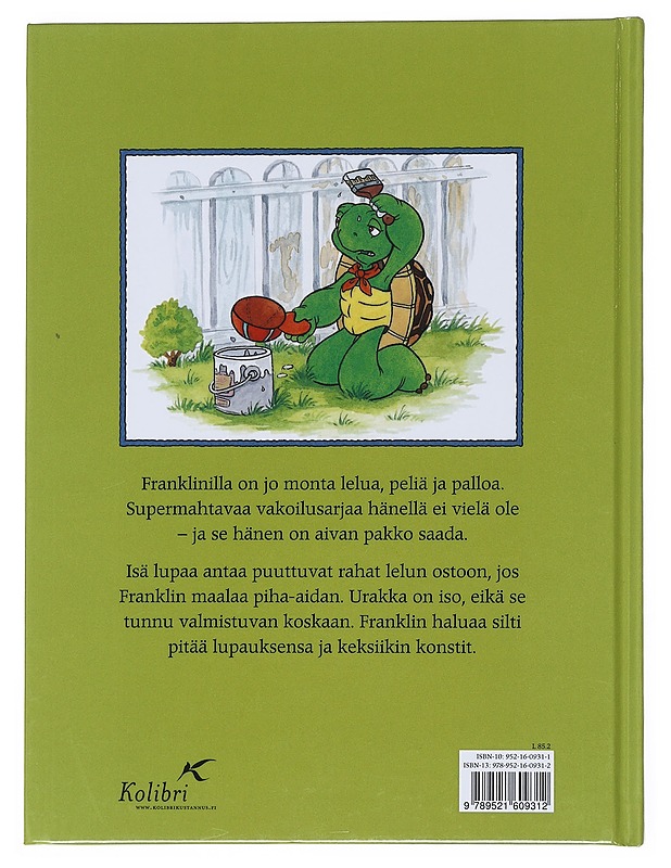 Franklin keksii konstit - Jennings, Sharon - Lastenkirjat - 10105516344 - 1