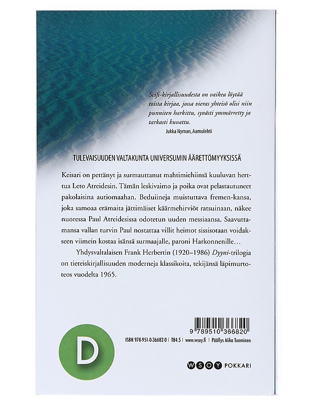 Dyyni. Toinen osa, Muad'Dib - Herbert, Frank - Fantasia- ja scifi - 10105516361 - 1