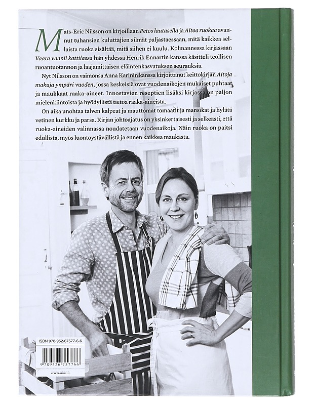Aitoja makuja ympäri vuoden - Nilsson, Mats-Eric - Ruokakirjat - 10105516366 - 1