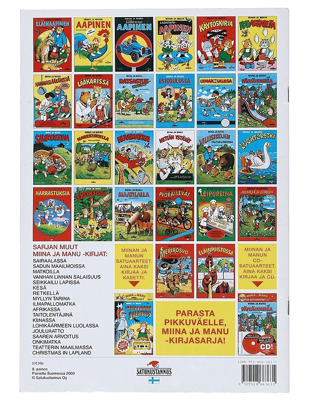 Miina ja Manu : saaren arvoitus - Torvinen, Jukka - Lastenkirjat - 10105516385 - 1