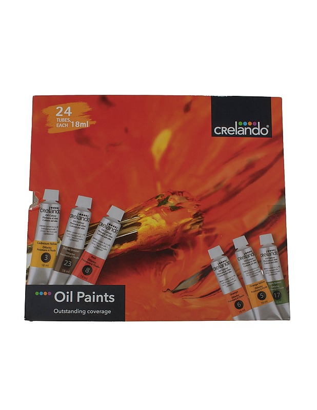 CRELANDO öljyvärit, 24 kpl - Askartelu - 10105516402 - 0