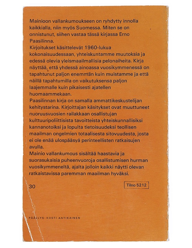 Mainio vallankumous - Erno Paasilinna - Historiakirjat - 10105516421 - 1