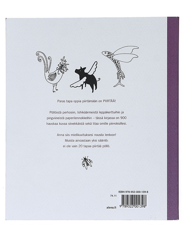 20 tapaa piirtää pöllö ja 44 muuta siivekästä - Dalziel, Trina - Lastenkirjat - 10105516424 - 1