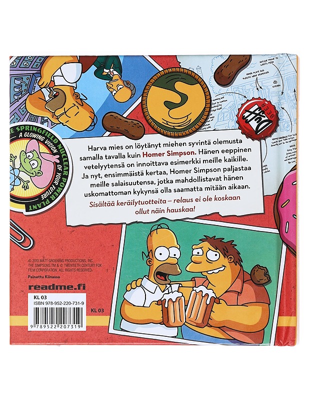 Homer Simpsonin suuri relauskirja - Laine, Henrik - Lastenkirjat - 10105516479 - 1