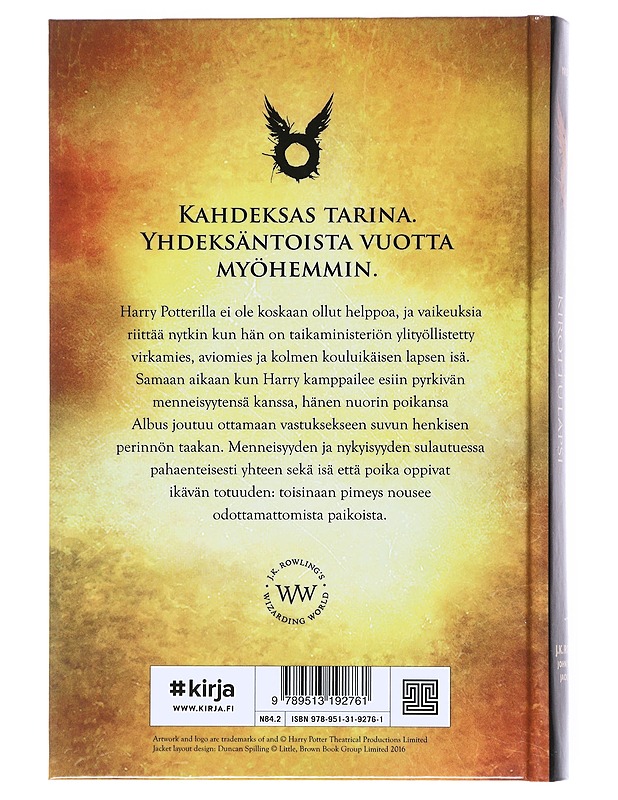 Harry Potter ja kirottu lapsi. Osat yksi ja kaksi - Thorne, Jack - Romaanit ja novellit - 10105516489 - 1
