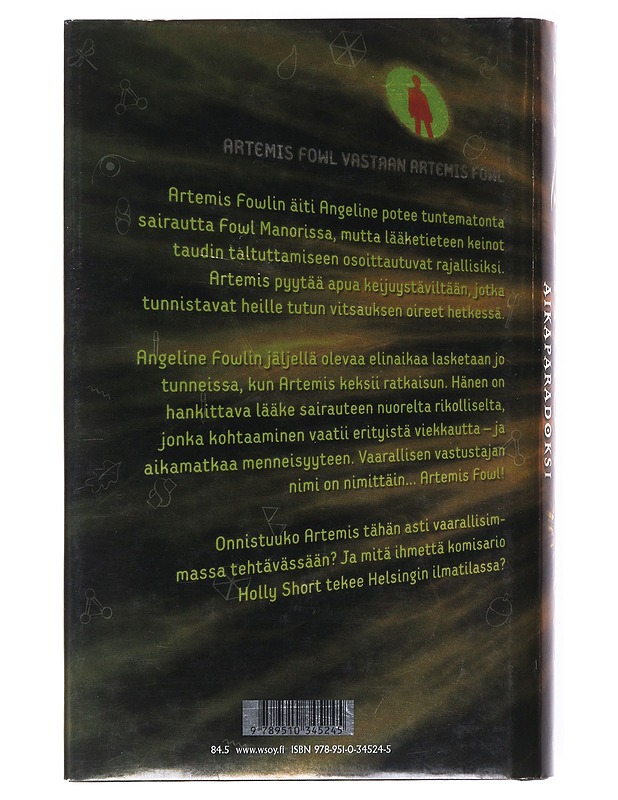 Artemis Fowl : Aikaparadoksi - Eoin Colfer - Fantasia- ja scifi - 10105516545 - 1